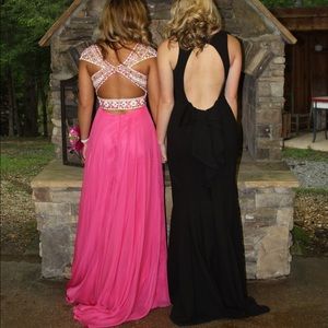 Pink Rachael Allen Prom Dress